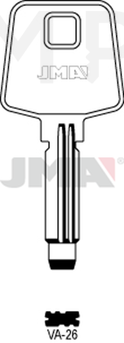 JMA VA-26 Specijalan ključ (Silca VAC103 / Errebi VC81)