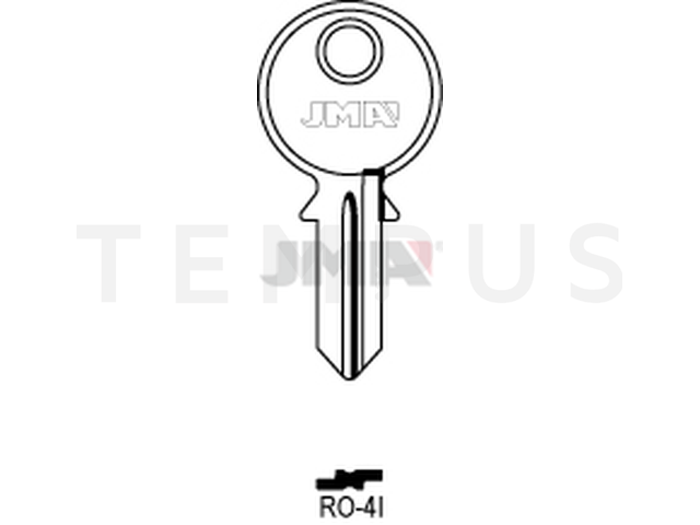 RO-4I Cilindričan ključ (Silca RO5R / Errebi R5) 13646