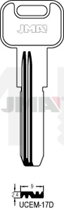 JMA UCEM-17D Specijalan ključ (Silca UC8R / Errebi UE12R)