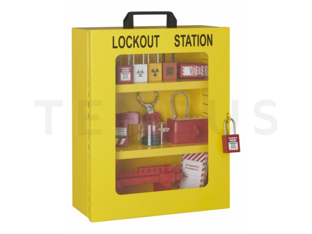 METAL LOCKOUT STATION Lockout Stanica Metalna Žuta 19367