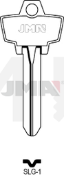 JMA SLG-1 Cilindričan ključ (Silca SH1 / Errebi SH7)