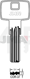 JMA COR-37 kl.cor87 Specijalan ključ (Silca CB87 / Errebi EZ15)