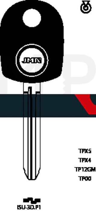 JMA TP00ISU-3D.P1 (Silca TOY43RATE / Errebi T00TY37P)