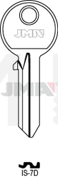 JMA IS-7D Cilindričan ključ (Silca IE6 / Errebi I7)