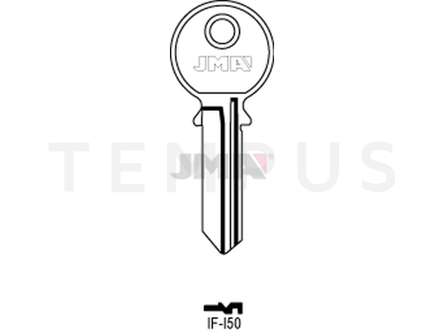 IF-I50 Cilindričan ključ (Silca IF3R / Errebi IF3R) 14891