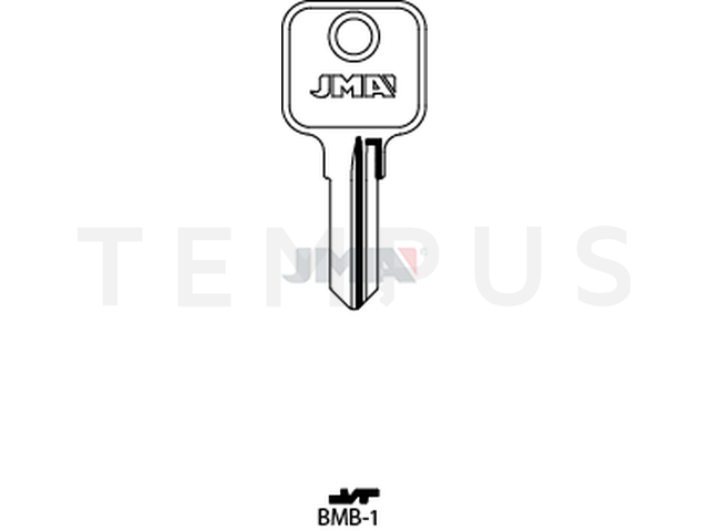 BMB-1 Cilindričan ključ (Silca BMB3 / Errebi BMG1R) 14863