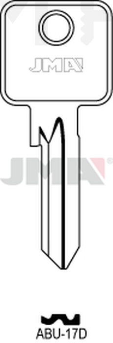 JMA ABU-17D Cilindričan ključ (Silca CS85, CS46 / Errebi AU5DQ, C5DQ )