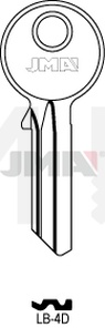 JMA LB-4D Cilindričan ključ (Silca YT16 / Errebi LOB4)