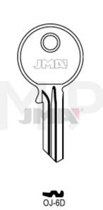JMA OJ-6D Cilindričan ključ (Silca OJ4 / Errebi OJ6)