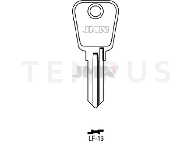 LF-16 Cilindričan ključ (Errebi LF44) 13378