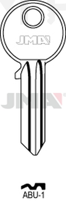 JMA ABU-1 Cilindričan ključ (Silca AB8R / Errebi AU6R )