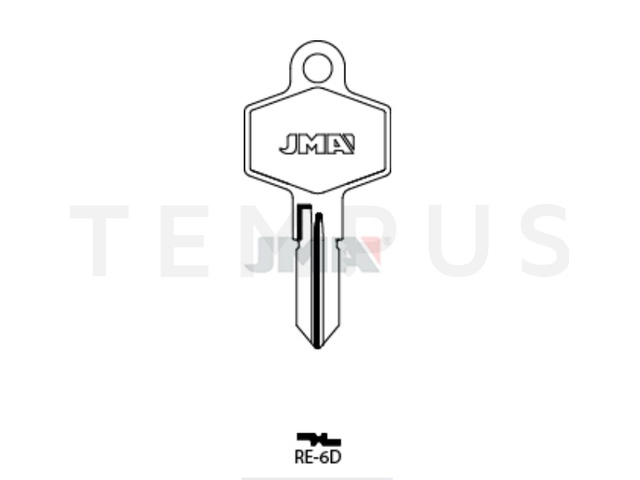 RE-6D Cilindričan ključ (Silca REN6R / Errebi RN11R) 20363