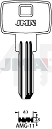JMA AMG-11 Specijalan ključ (Silca FH35 / Errebi FT24)