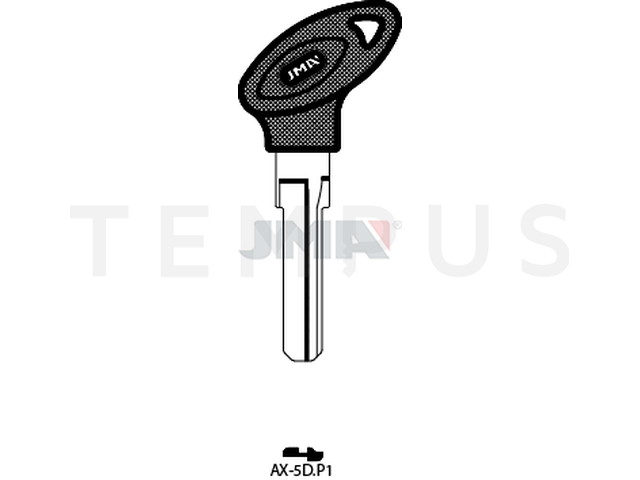 AX-5D.P1 Specijalan ključ (Silca AX9CP / Errebi AX8P170) 14858