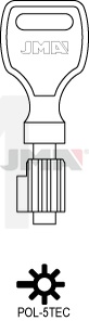 JMA POL-5TEC Specijalan ključ (Silca 5PX6 / Errebi PO640)