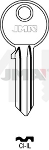 JMA CI-IL Cilindričan ključ (Silca CC6R, AB1R, CS207, CC2R / Errebi C5S, AU5S, CC5S)