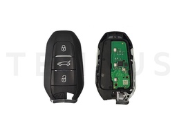 OSTALI EL PEUGEOT 12 A - Peugeot AES handsfree smart daljinac 3 tastera - GEPEK, aftermarket, A3M15 A3M05 A3M65, Hitag AES 433MHz  HU-HCA / HU83