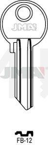 JMA FB-12 Cilindričan ključ (Silca FB20R / Errebi F38R)