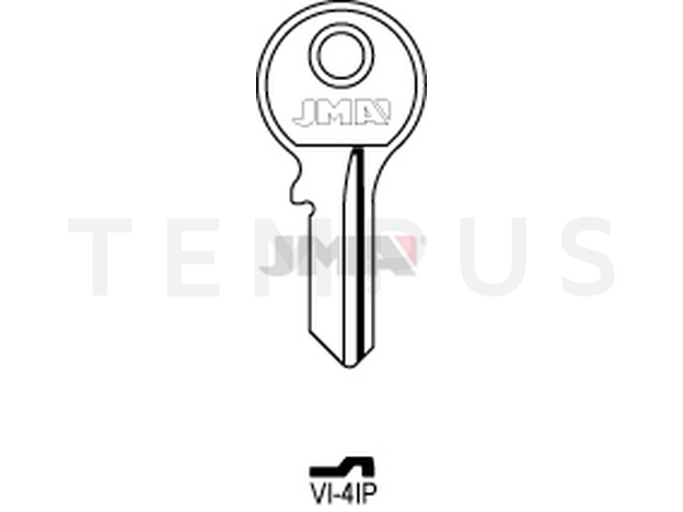 VI-4IP Cilindričan ključ (Silca VI084 / Errebi V4PD) 14053