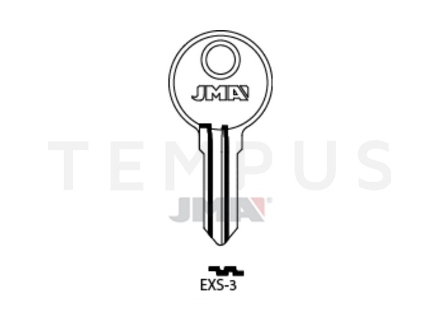 EXS-3 Cilindričan ključ 20126