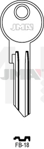 JMA FB-18 Cilindričan ključ (Silca FB20RX / Errebi F38RL)