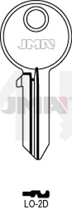 JMA LO-2D Cilindričan ključ (Silca CS16 / Errebi LOG4D)