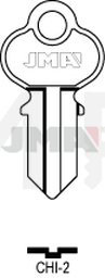 JMA CHI-2 Cilindričan ključ (Silca CH1 / Errebi CHI3)