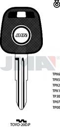 JMA TP00TOYO-20D.P (Silca TOY41RT0 / Errebi T00TY40RP)