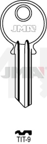 JMA TIT-9 Cilindričan ključ (Silca TN4R / Errebi TT4R)