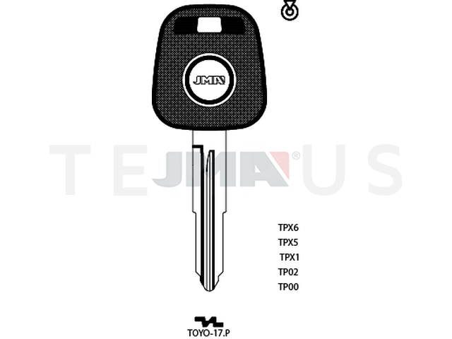 TP00TOYO-17.P (Silca TOY46RT0 / Errebi T00TY44RP) 13936