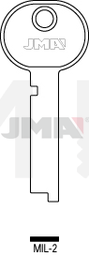 JMA MIL-2 Cilindričan ključ (Silca MIS2 / Errebi MIL2)