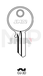 JMA OJ-3D Cilindričan ključ (Silca OJ1 / Errebi OJ3)