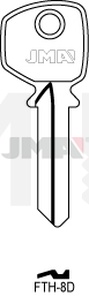 JMA FTH-8D Cilindričan ključ (Silca FH9R / Errebi FT9R)