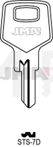 JMA STS-7D Cilindričan ključ (Silca DM110 / Errebi STS6)