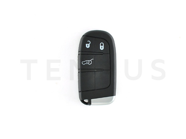 EL FIAT 08 - Fiat Chrysler Jeep Dodge keyless smart daljinac 3 tastera, aftermarket, Hitag AES PCF7961M - 433 MHz 19923