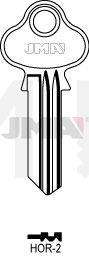 JMA HOR-2 Cilindričan ključ (Silca HO1R / Errebi HR1R)