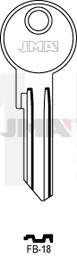 JMA FB-18 Cilindričan ključ (Silca FB20RX / Errebi F38RL)