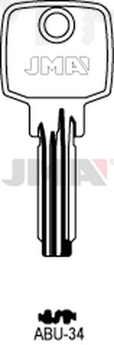 JMA ABU-34 Specijalan ključ (Silca AB62 / Errebi AU72)