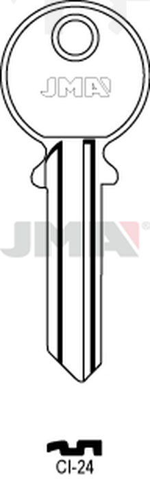 JMA CI-24 Cilindričan ključ (Silca CS501 / Errebi CG6S)