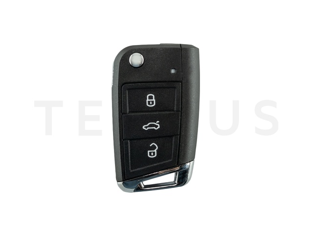 EL VW 35 -Vag MQB 2016+ keyless smart daljinac 3 tastera, aftermarket, ID MQB 48 434MHz mač HU-4 / HU162 21731