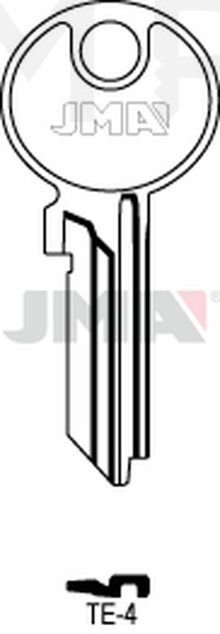 JMA TE-4 Cilindričan ključ (Silca TE8XFA)