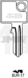 JMA BUR-17 Cilindričan ključ (Silca BUR22R / Errebi BG34R)