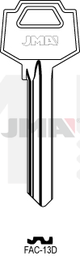 JMA FAC-13D Cilindričan ključ (Silca FAC9 / Errebi FAC13)
