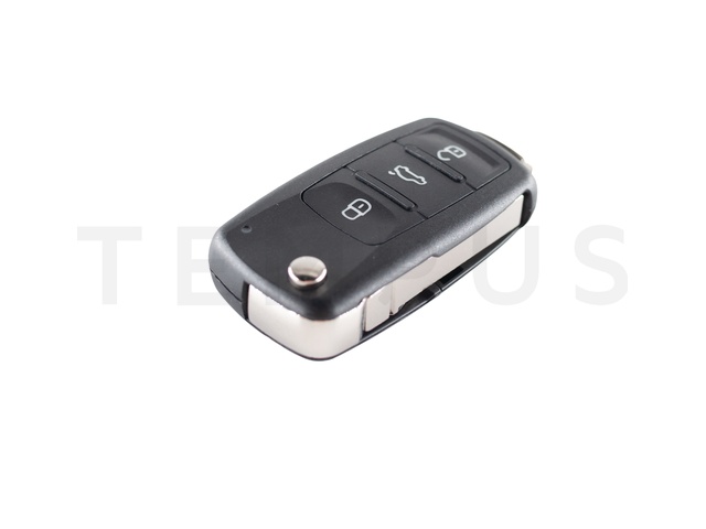 EL VW 02 A - VW daljinac 3 tastera KEYLESS 5K0 837 202 AJ, aftermarket, ID48 433MHz 21567