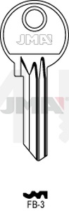 JMA FB-3 Cilindričan ključ (Silca FB7R / Errebi F25R)