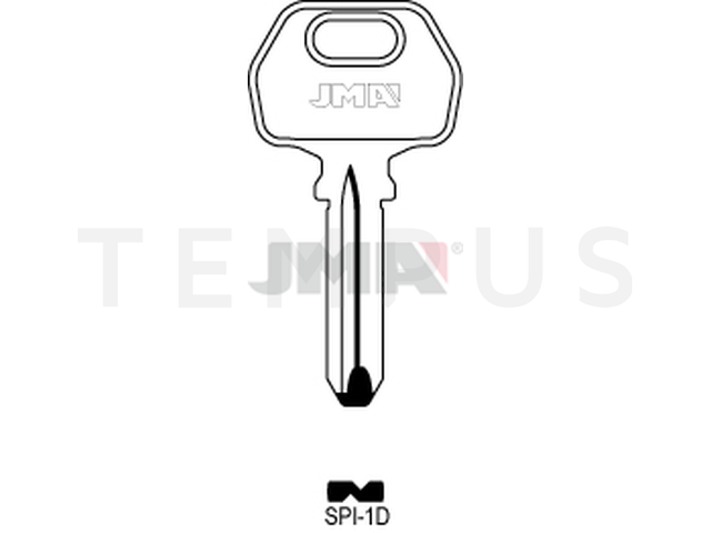 SPI-1D Specijalan ključ (Silca LCK1R / Errebi LKS1) 13708