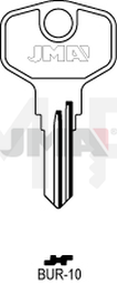 JMA BUR-10 Cilindričan ključ (Silca HPP1 / Errebi BG36)