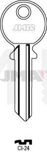 JMA CI-24 Cilindričan ključ (Silca CS501 / Errebi CG6S)