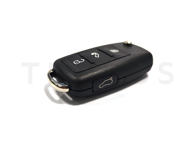 EL VW 31 - VW Transporter Multivan Caravelle, 7E0837202AJ, daljinac 4 tastera, aftermarket, Megamos 48 433MHz 20874