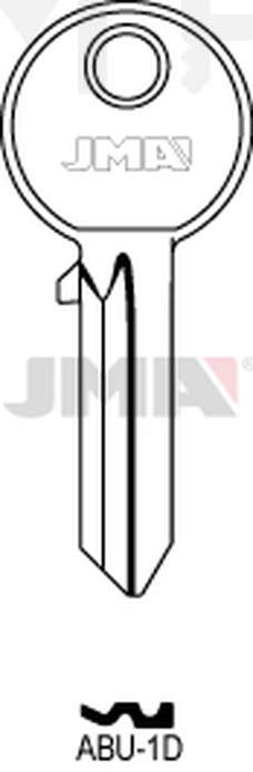 JMA ABU-1D Cilindričan ključ (Silca AB8 / Errebi AU6 )